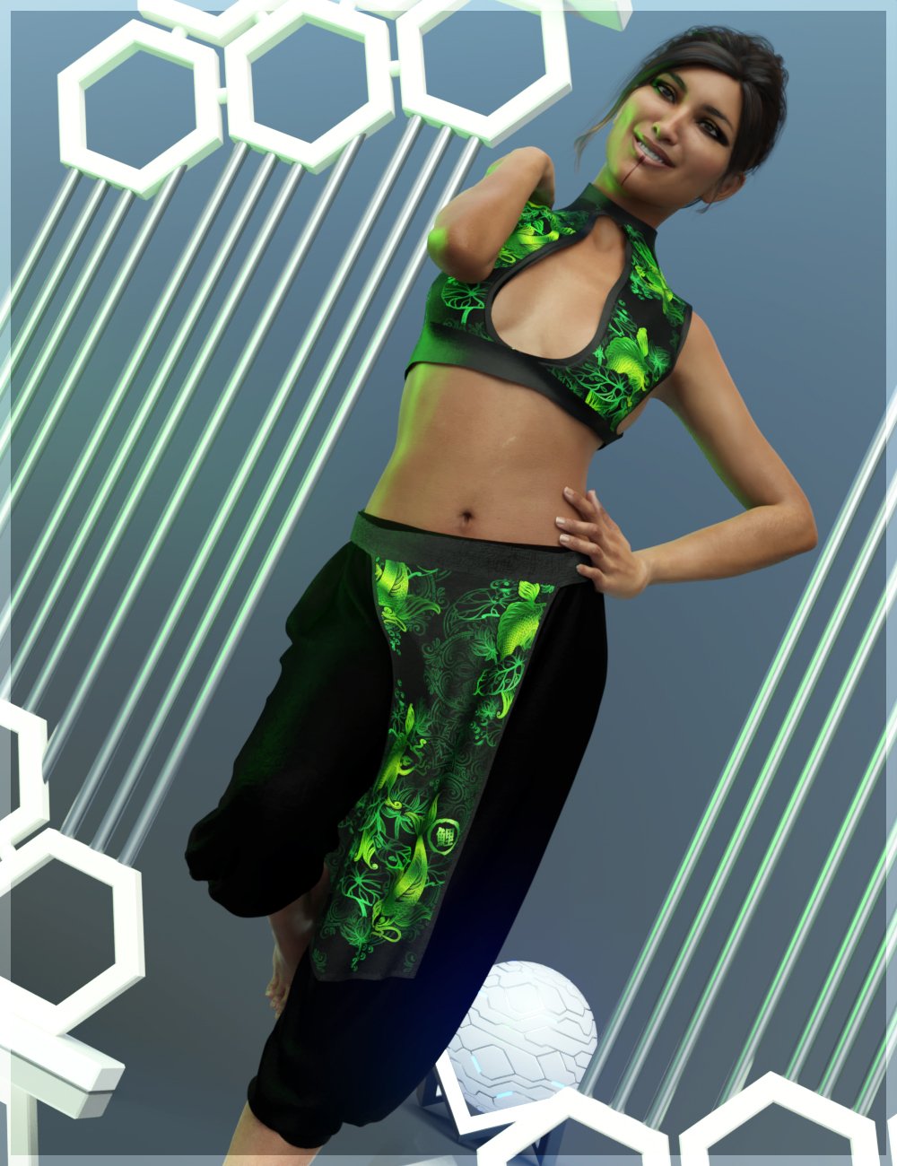 dForce Eastern Wind Outfit for Genesis 8 Females dForce Eastern Wind Outfit for Genesis 8 Females by: Nathy DesignSade, 3D Models by Daz 3D
