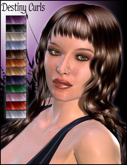 Destiny Curls | Daz 3D