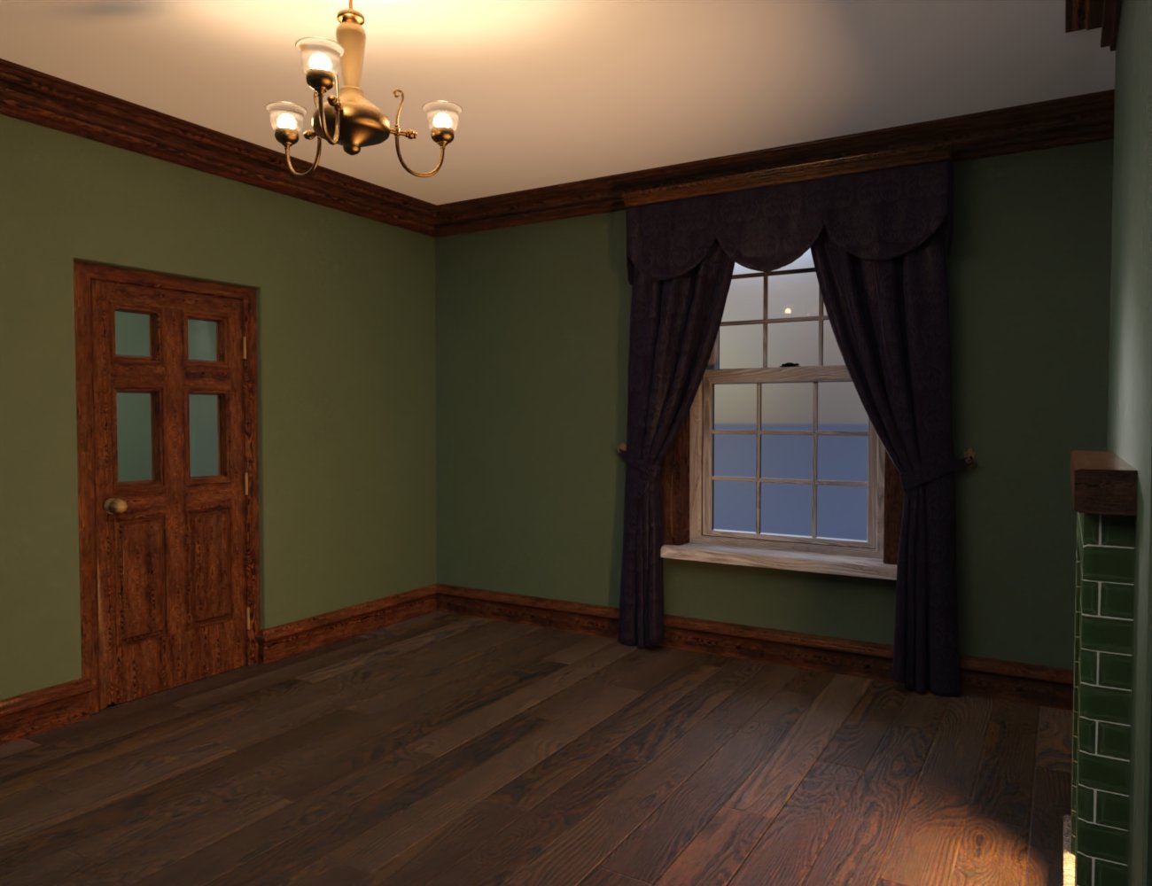 Grovebrook House Textures and Interior by: Predatron, 3D Models by Daz 3D