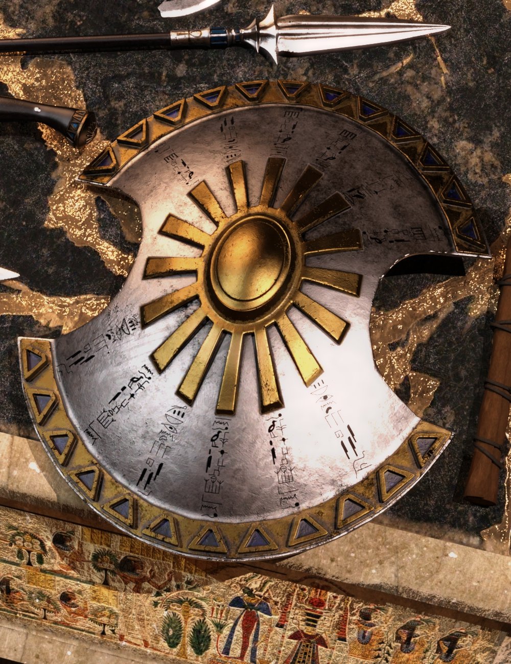 Aten Weapons Collection Aten Weapons Collection by: Britech, 3D Models by Daz 3D