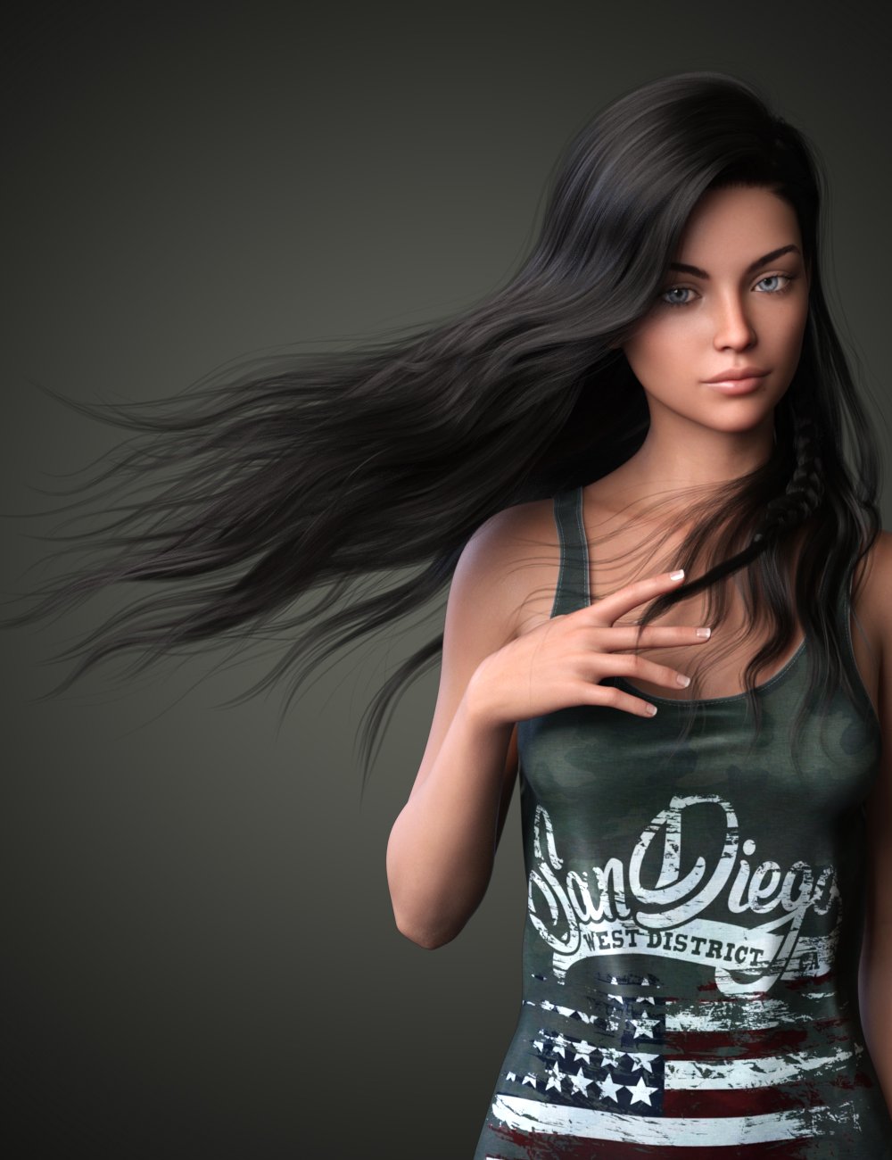 Ellie Hair For Genesis 8 Females Daz 3d 1345