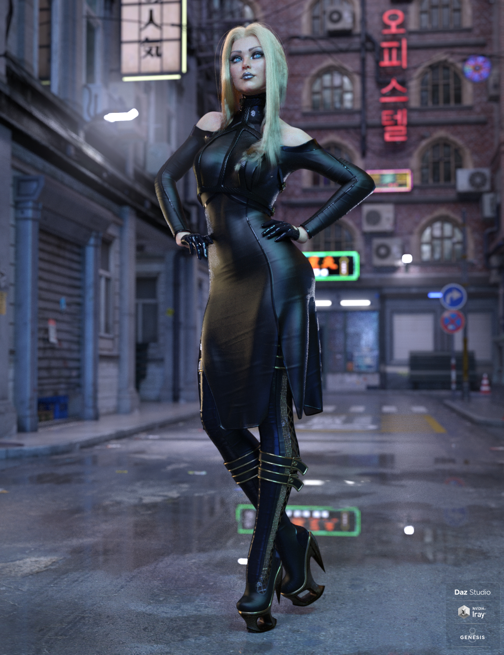 Dforce Fzx Outfit For Genesis 8 Females Daz 3d 9030