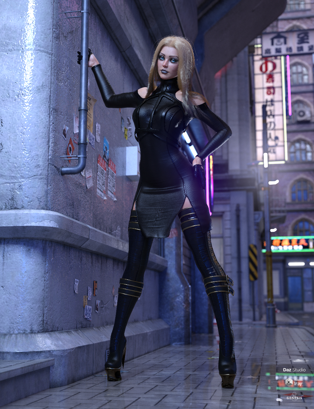 Dforce Fzx Outfit For Genesis 8 Females Daz 3d
