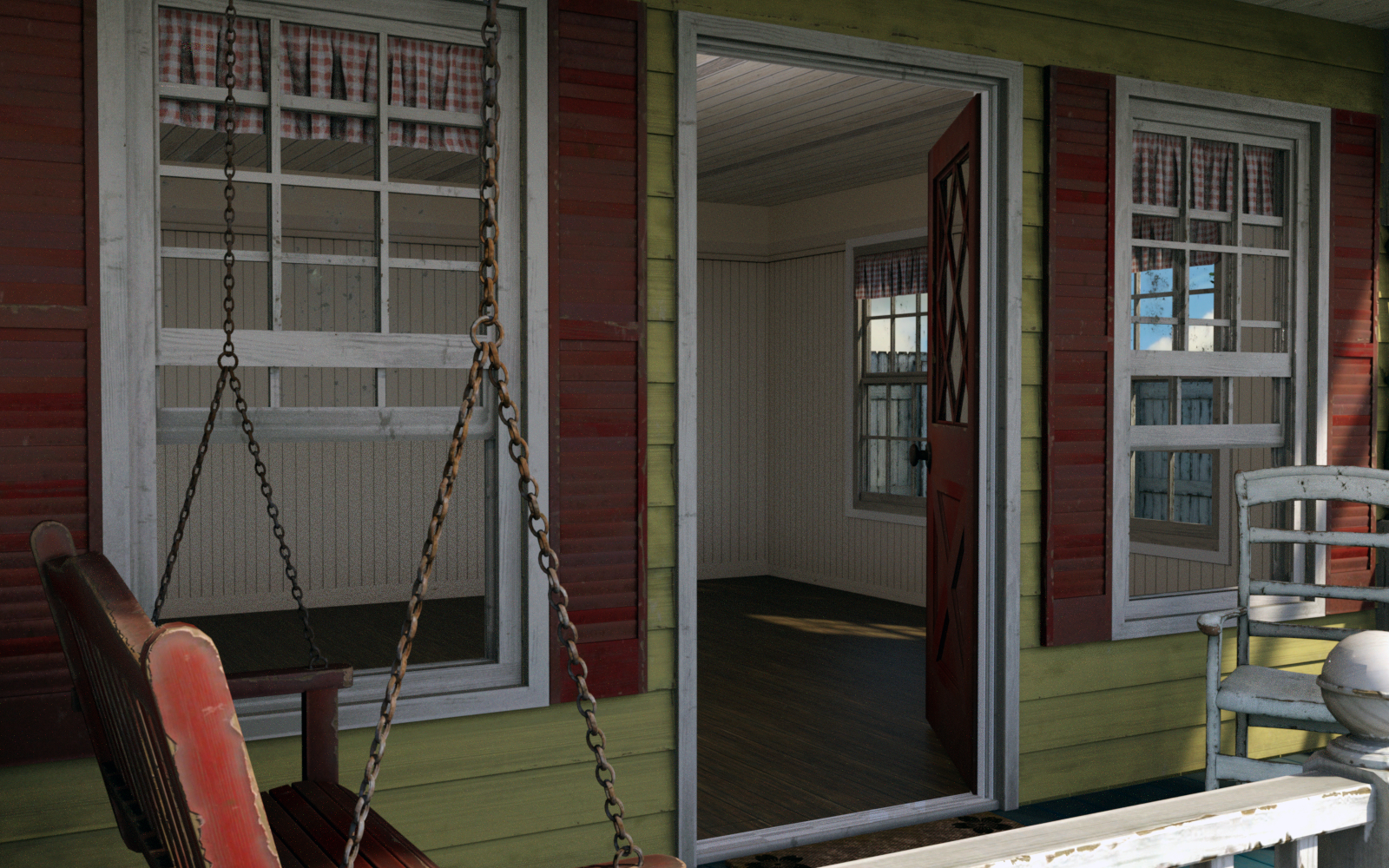 SW Cottage Porch by: SloshWerks, 3D Models by Daz 3D