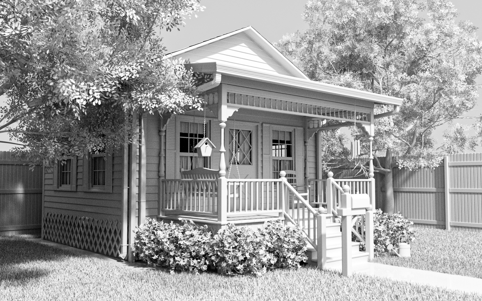 SW Cottage Porch by: SloshWerks, 3D Models by Daz 3D