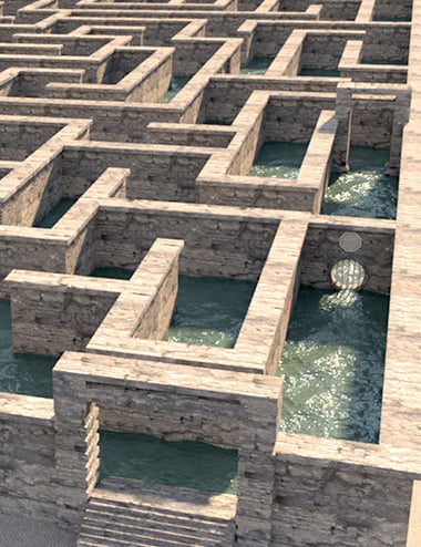 The Maze - Huge Labyrinth for Daz Studio The Maze - Huge Labyrinth for Daz Studio by: Aedilium, 3D Models by Daz 3D