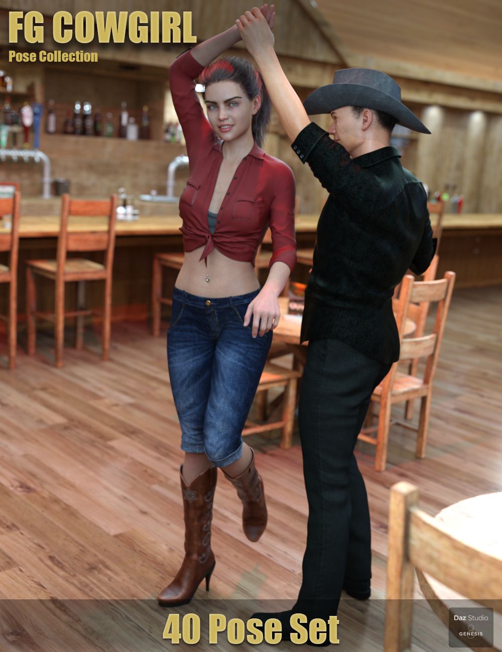 Fg Cowgirl Pose Collection For Genesis 8 Daz 3d