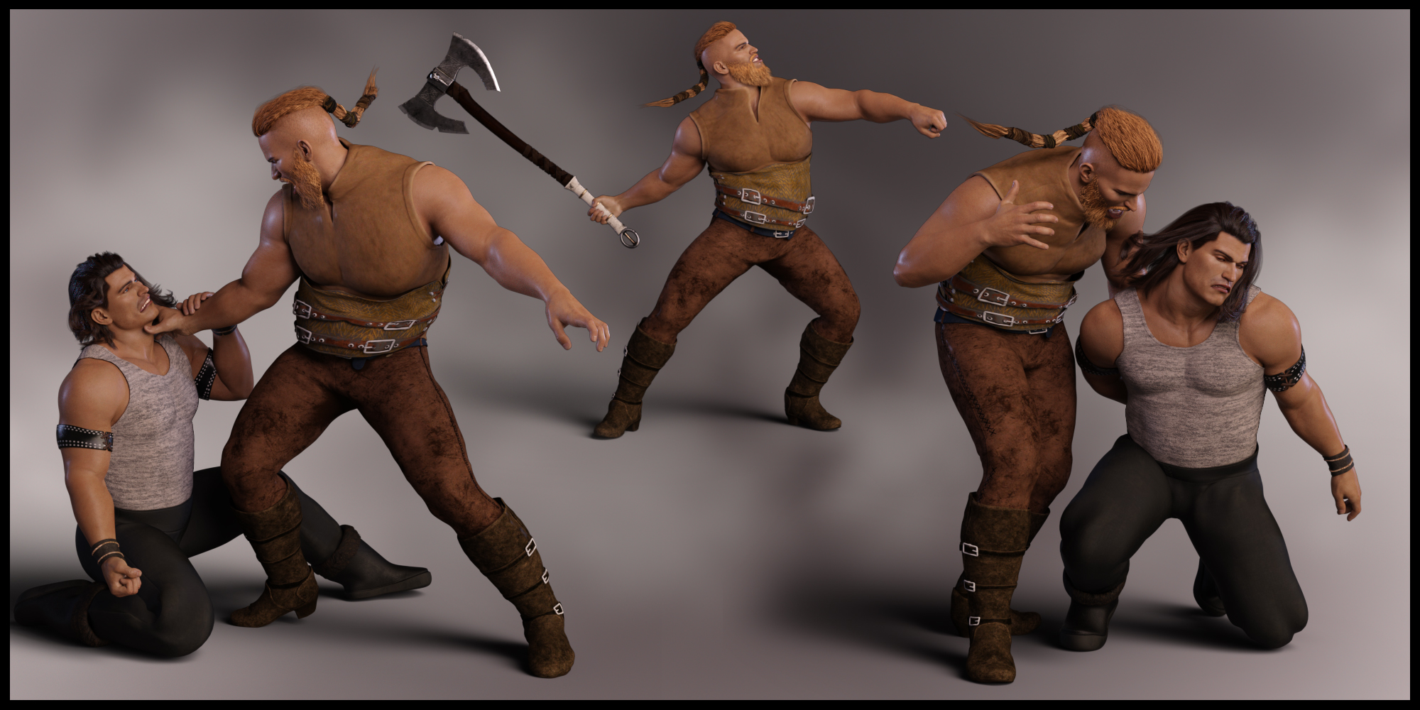 Pillage for Kjaer 8 and Genesis 8 Male by: lunchlady, 3D Models by Daz 3D