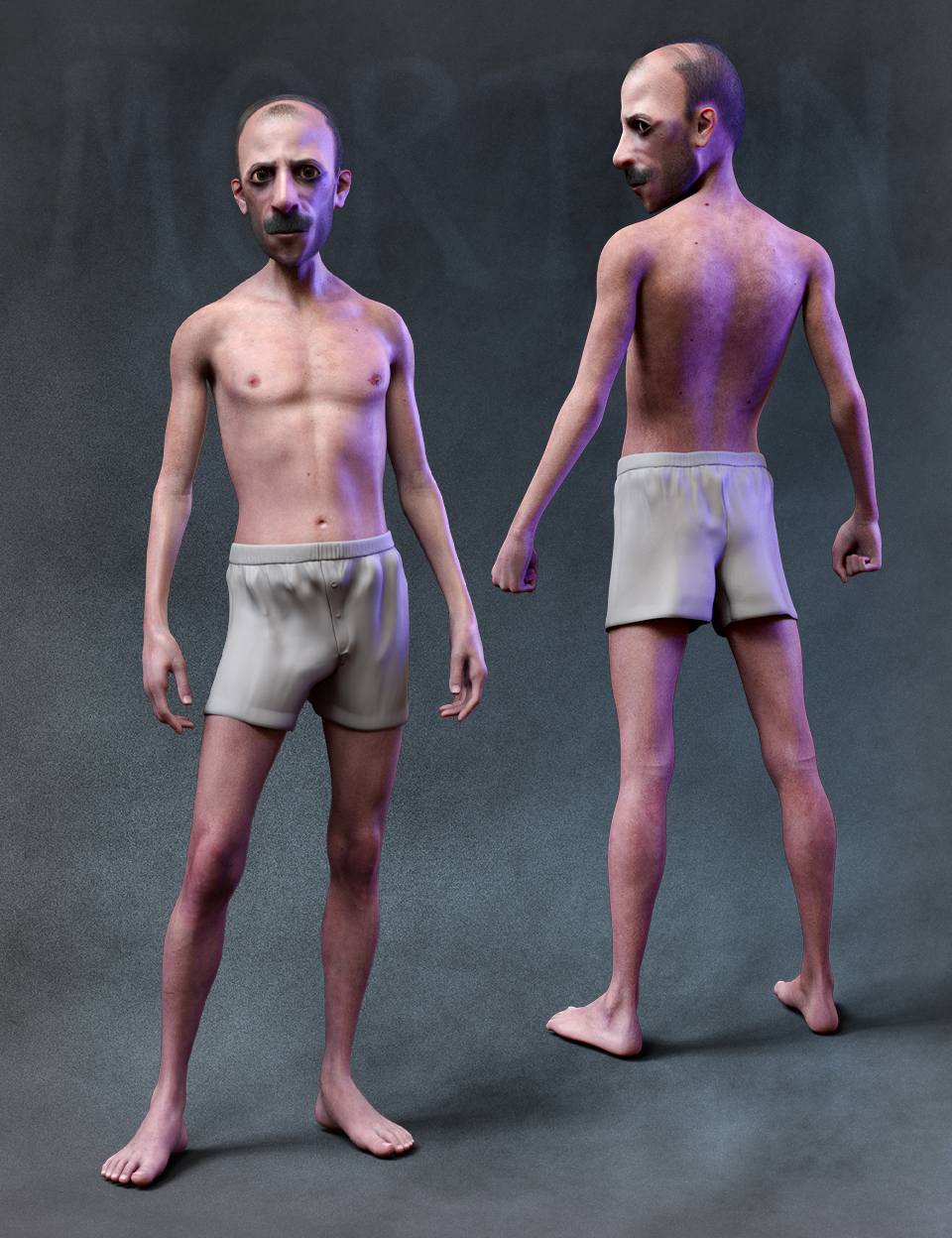 Strange Man Morton for Genesis 8 Male by: Matari3D, 3D Models by Daz 3D