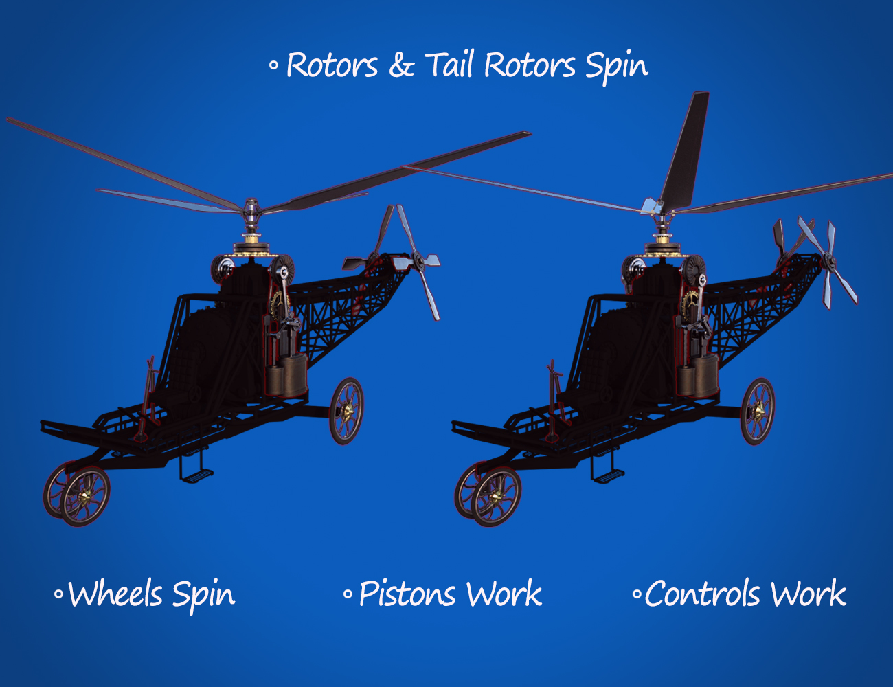 Steam Helicopter by: Charlie, 3D Models by Daz 3D