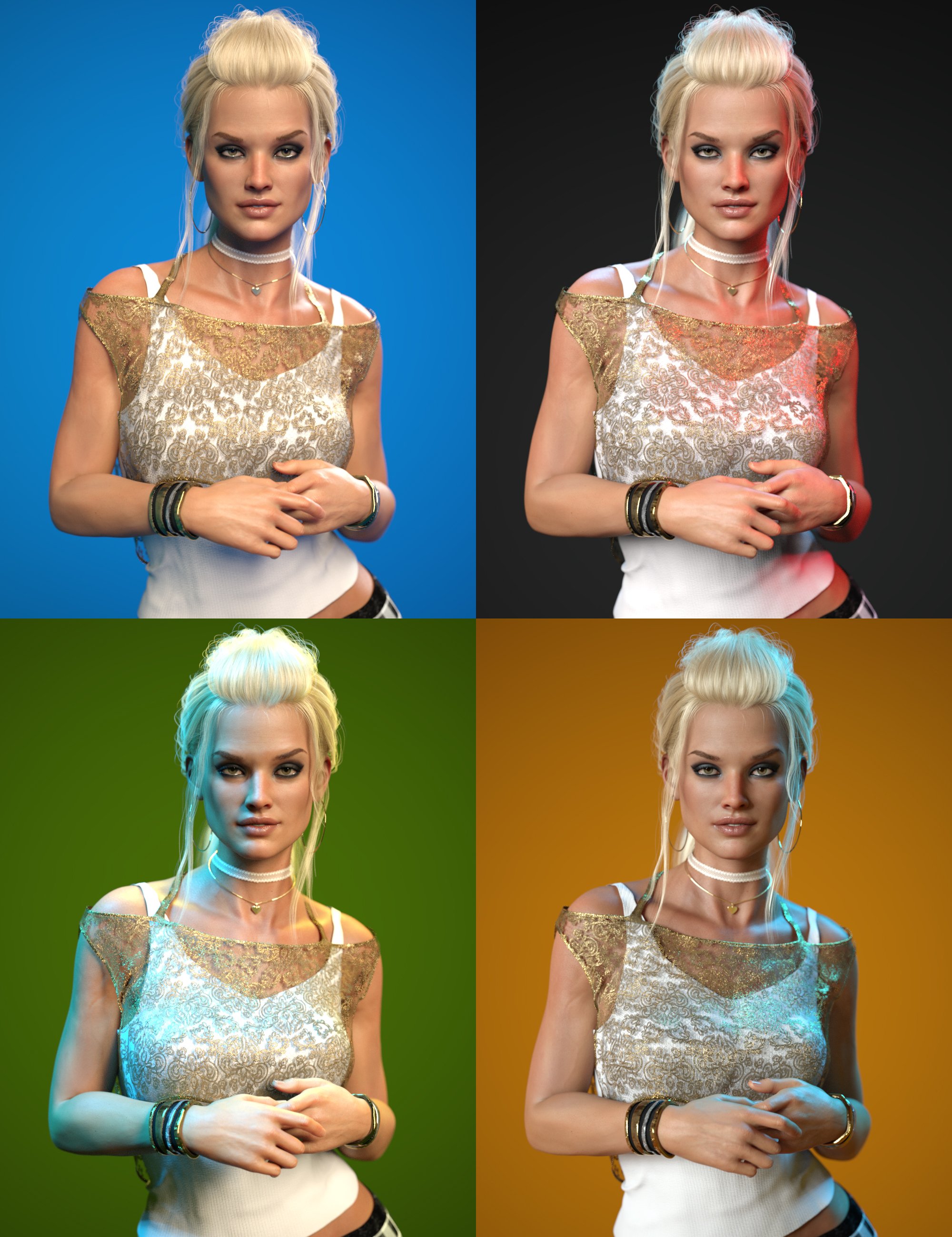 Click N' Render - POP Edition - IBL Set by: Cake One, 3D Models by Daz 3D