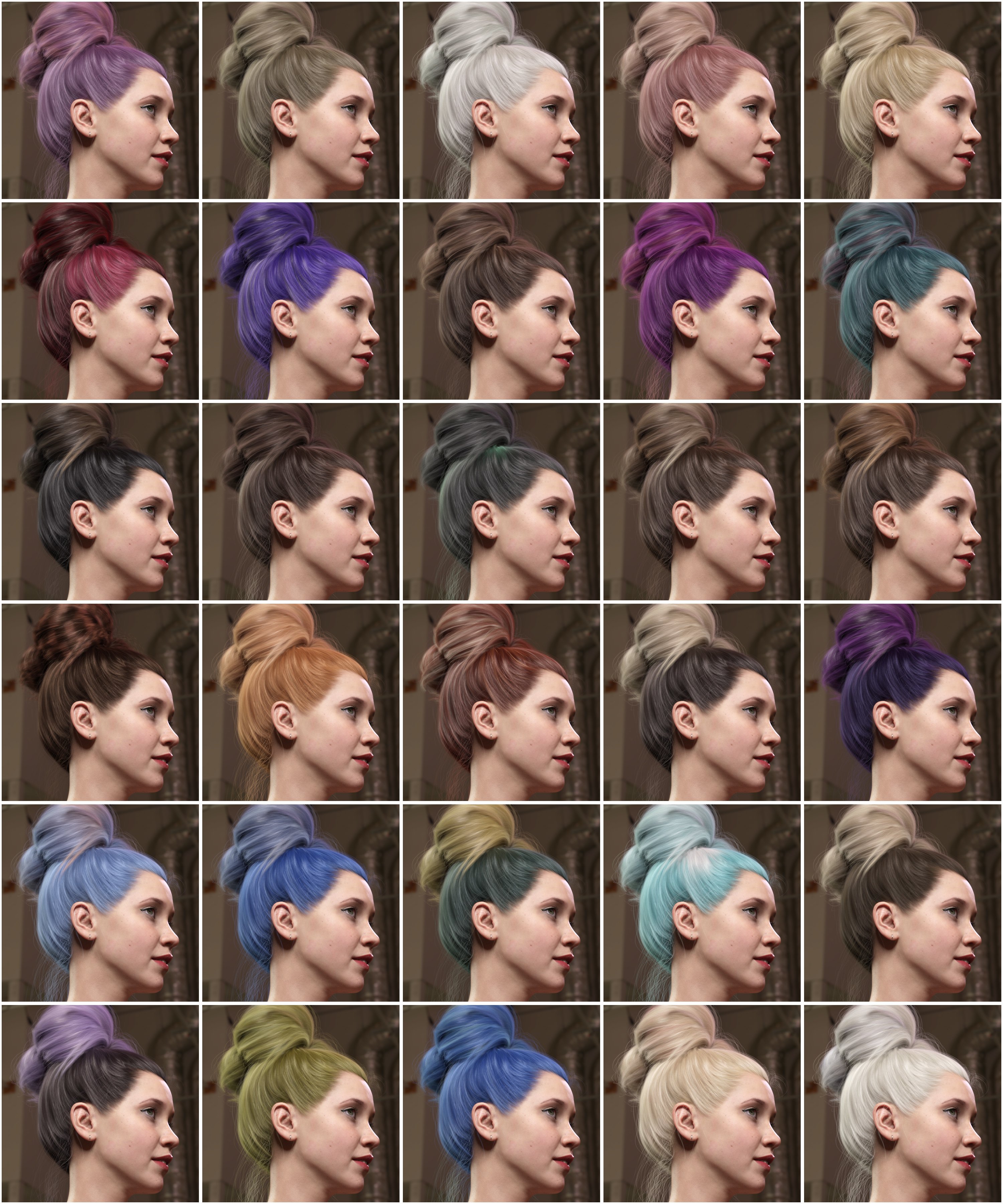 Texture Expansion for Top Updo Hair Texture Expansion for Top Updo Hair by: outoftouch, 3D Models by Daz 3D