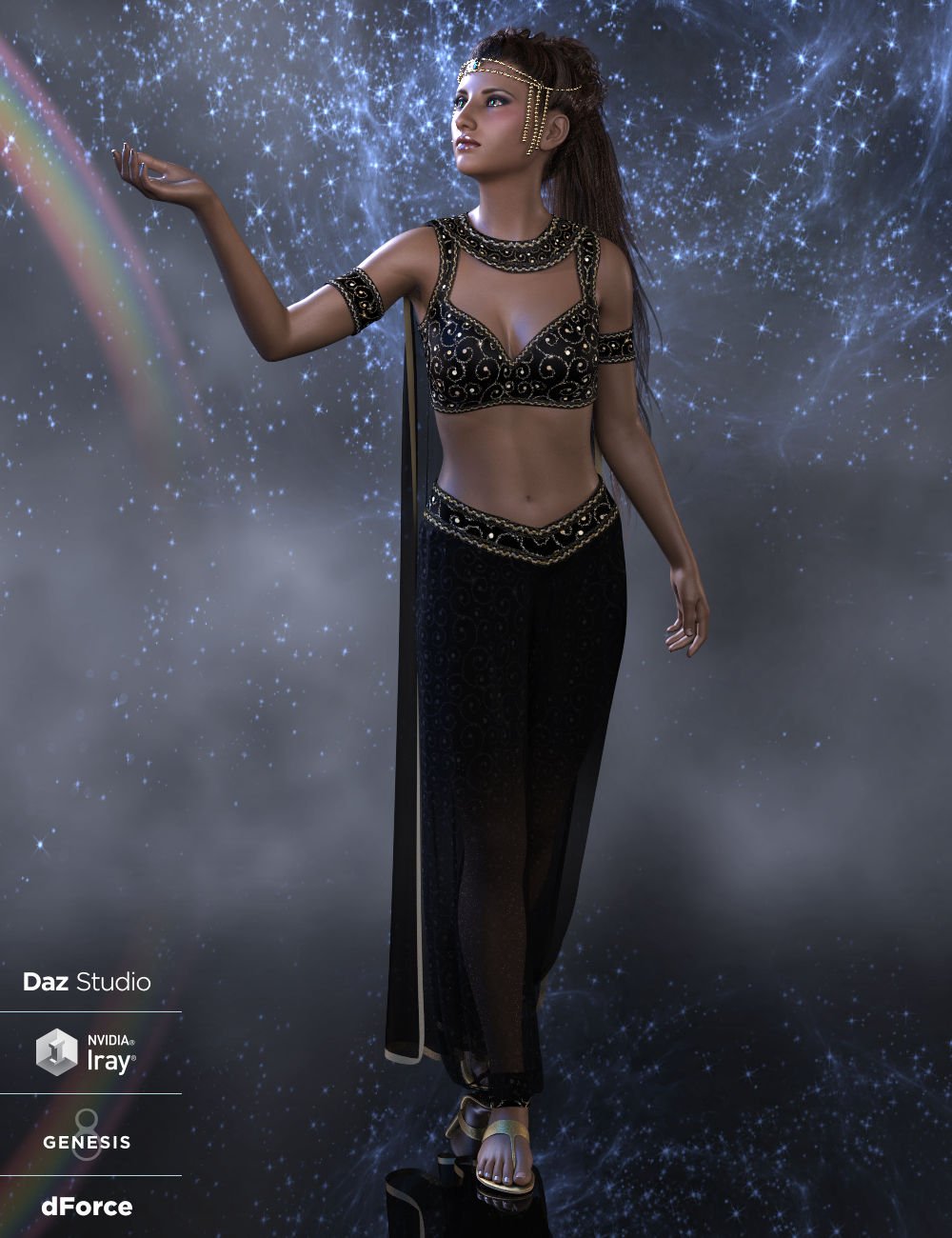 dForce Zahra Outfit for Genesis 8 Females dForce Zahra Outfit for Genesis 8 Females by: WildDesigns, 3D Models by Daz 3D