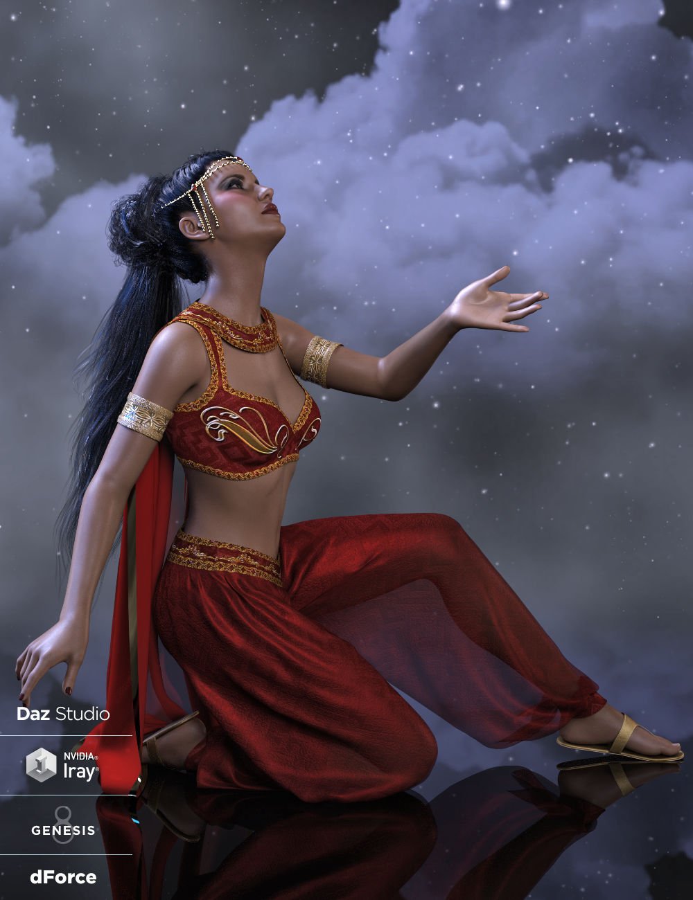 dForce Zahra Outfit for Genesis 8 Females dForce Zahra Outfit for Genesis 8 Females by: WildDesigns, 3D Models by Daz 3D