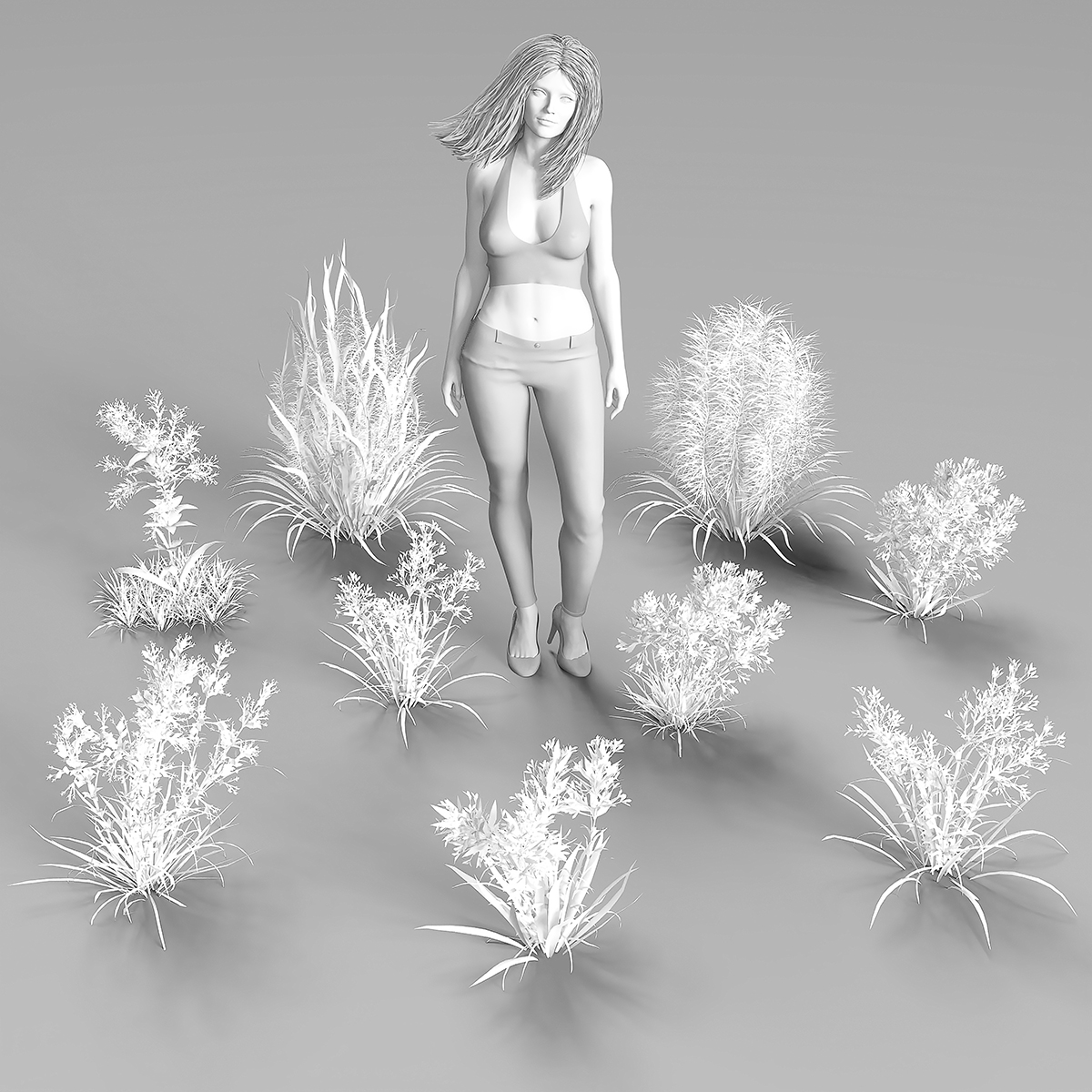 My Beautiful Plants and Trees by: JeffersonAFGendragon3D, 3D Models by Daz 3D