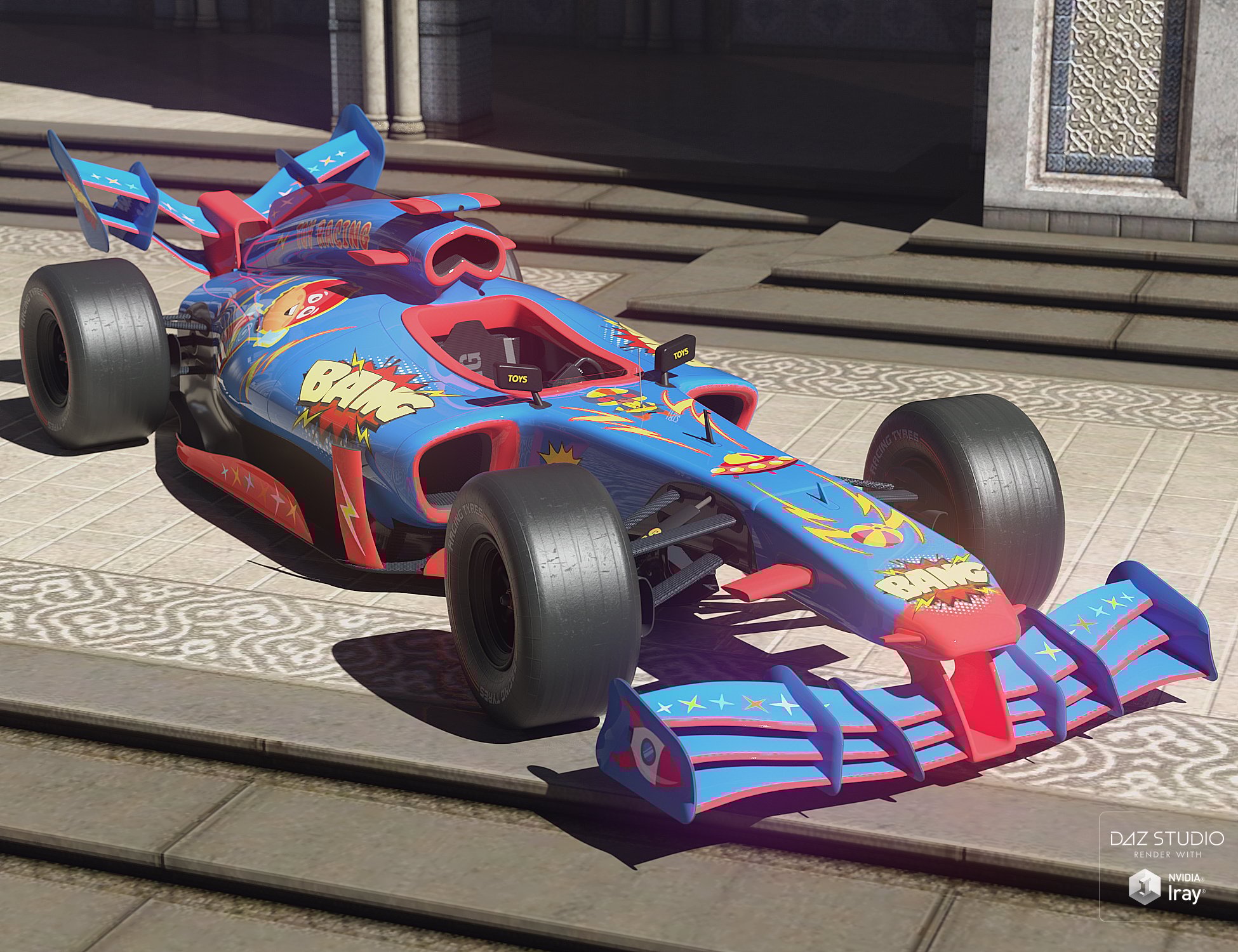 Fermion Race Car : Fury Fermion Race Car : Fury by: FToRi, 3D Models by Daz 3D