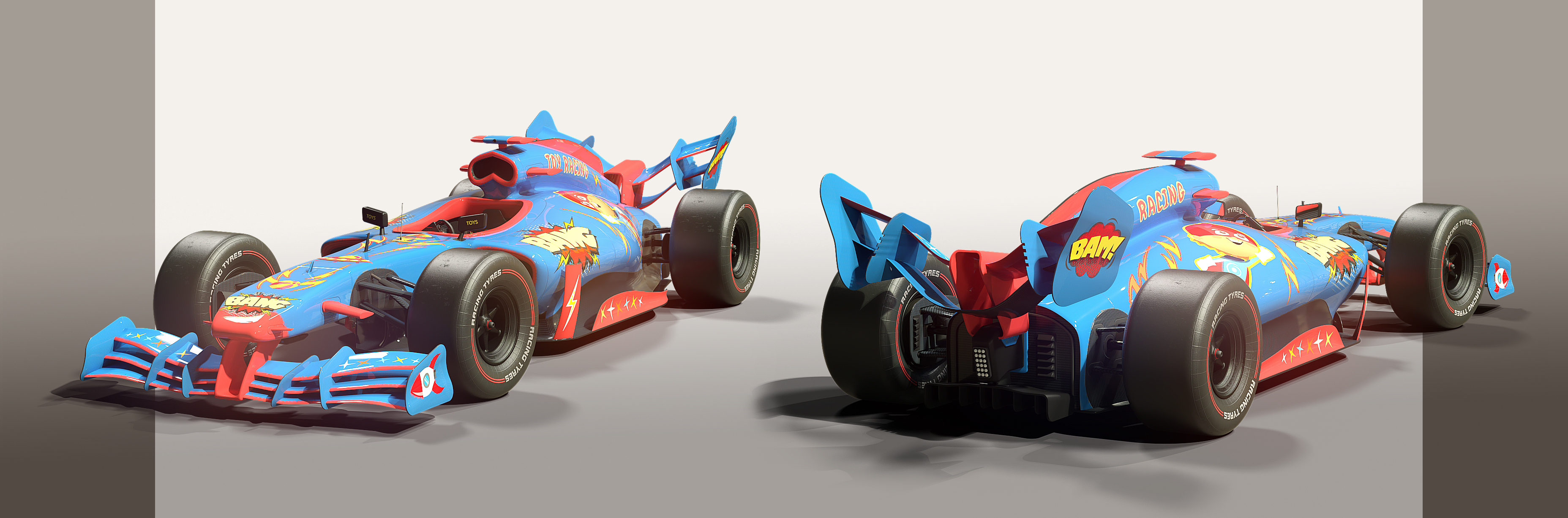 Fermion Race Car : Fury by: FToRi, 3D Models by Daz 3D