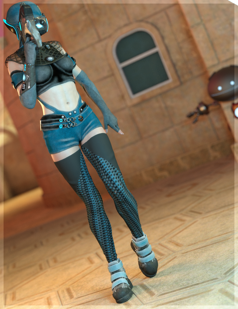 BlindXLook Textures Addon for Genesis 8 Female by: Nathy DesignSade, 3D Models by Daz 3D
