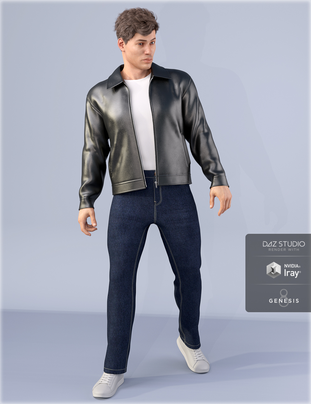 dForce Workout Outfit for Genesis 8 Male(s)