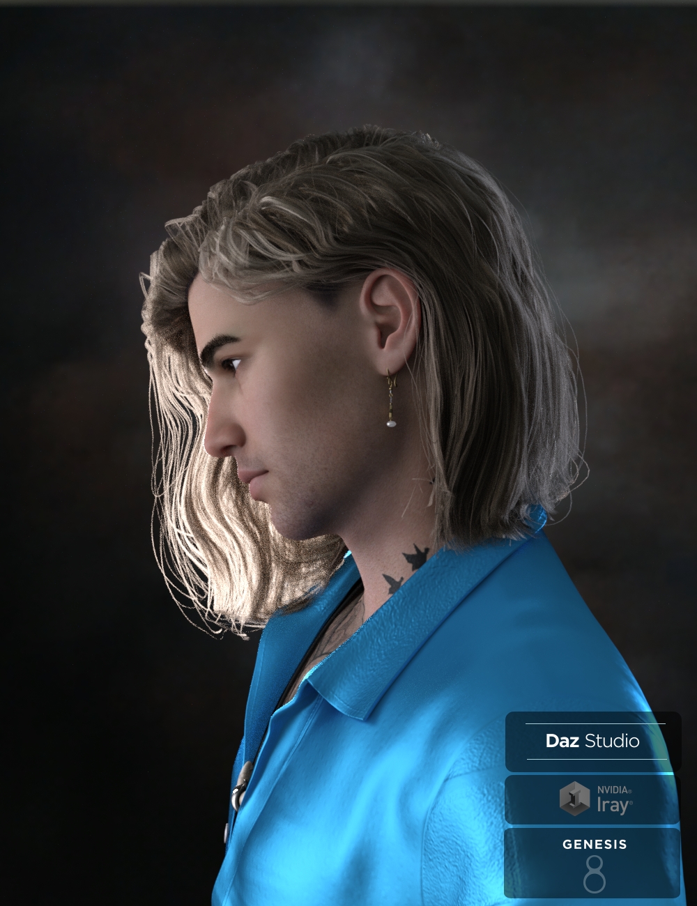 Hyansel King Hair for Genesis 8 Hyansel King Hair for Genesis 8 by: Neftis3D, 3D Models by Daz 3D