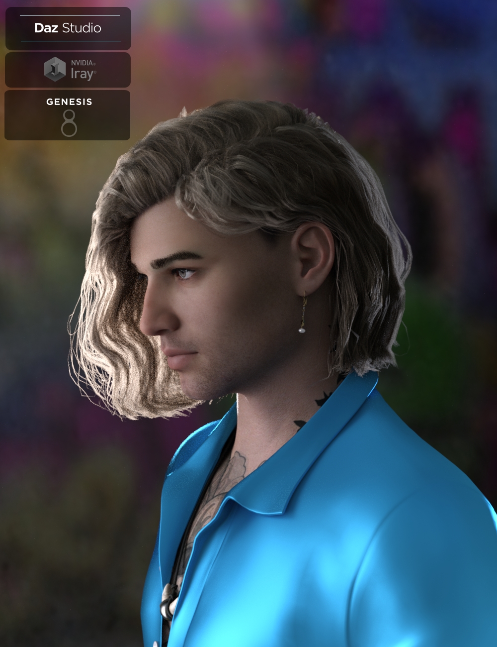 Hyansel King Hair for Genesis 8 Hyansel King Hair for Genesis 8 by: Neftis3D, 3D Models by Daz 3D