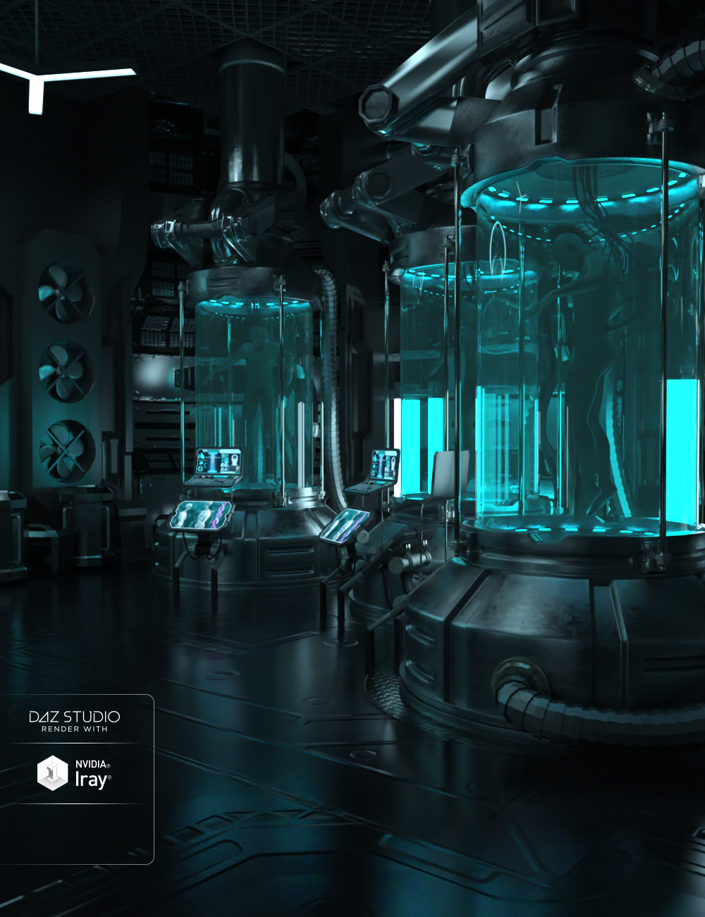 CryoLab by: Human, 3D Models by Daz 3D