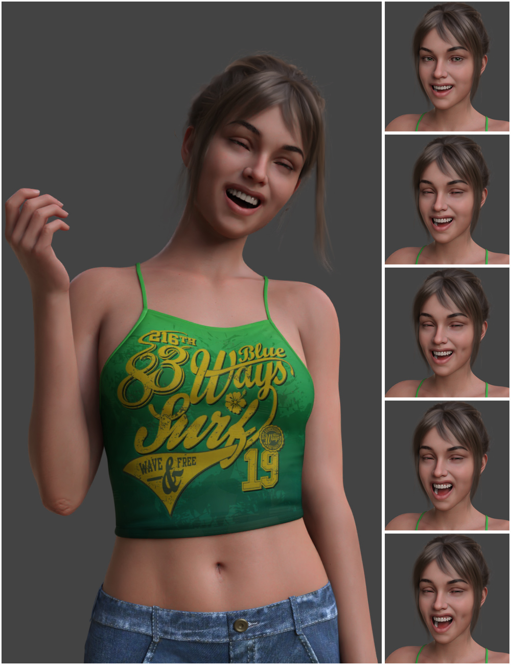 Venus Smile for Genesis 8 Female by: kobamax, 3D Models by Daz 3D
