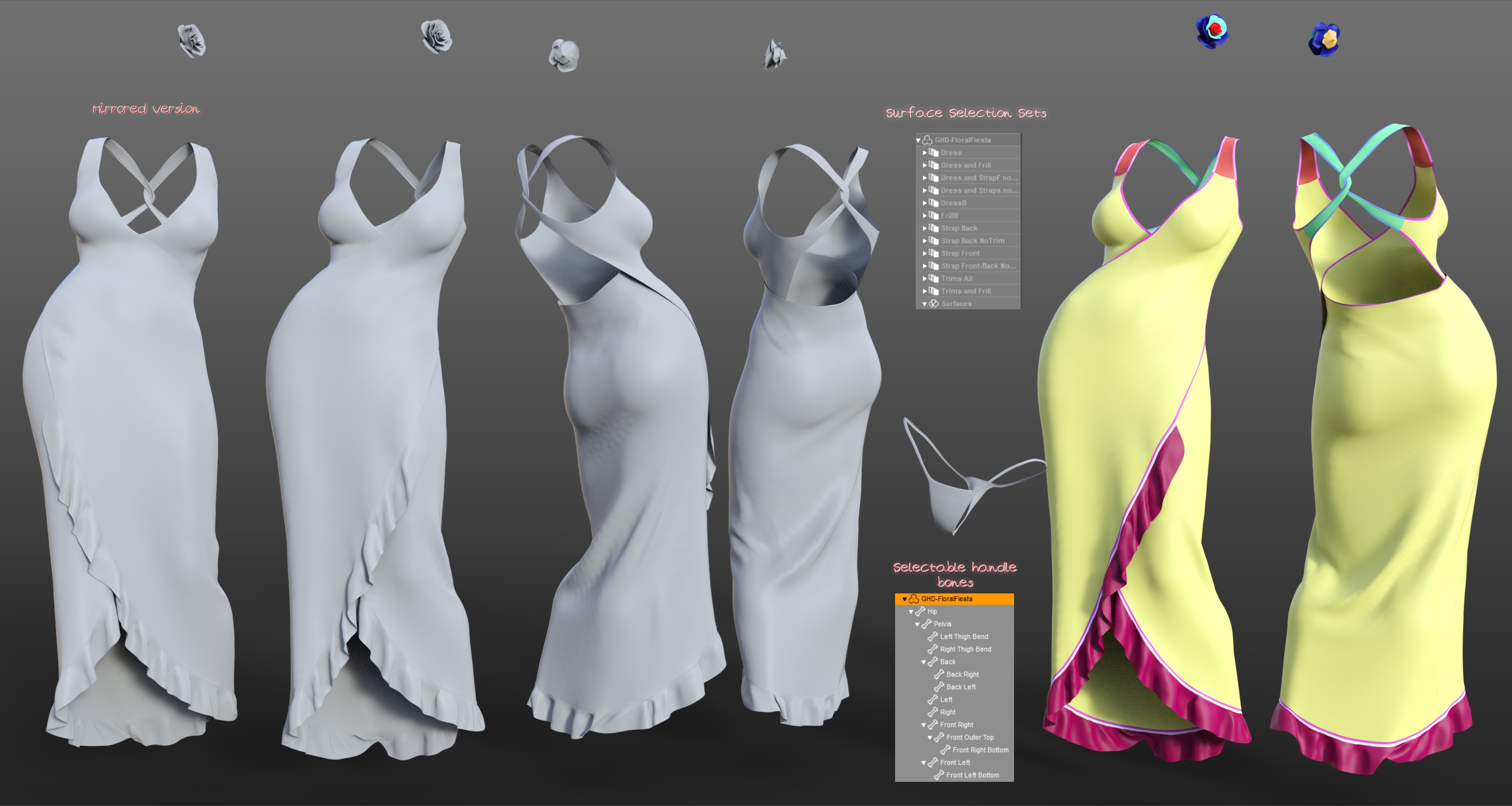dForce Floral Fiesta Outfit for Genesis 8 Females dForce Floral Fiesta Outfit for Genesis 8 Females by: 3D-GHDesign, 3D Models by Daz 3D