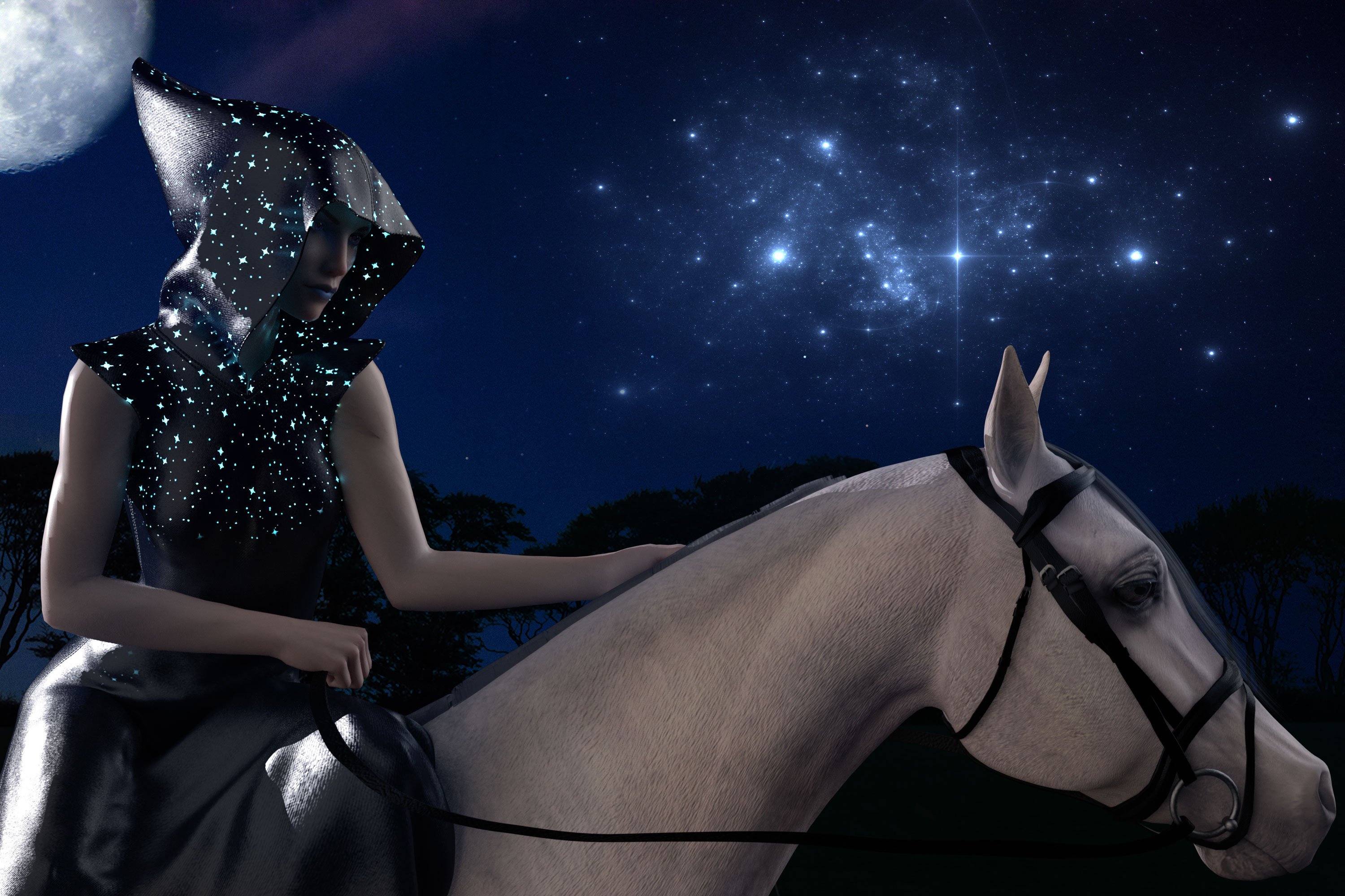dForce Eternal Handmaiden Outfit for Genesis 8 Females