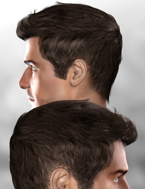 BillyHawk Hair by: Neftis3D, 3D Models by Daz 3D