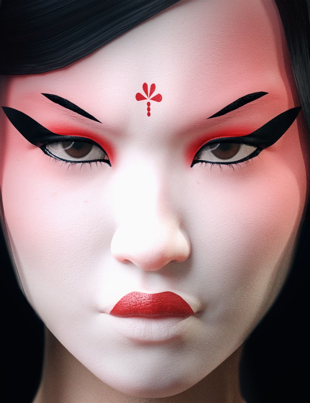 Chinese Make-up by: Neikdian, 3D Models by Daz 3D