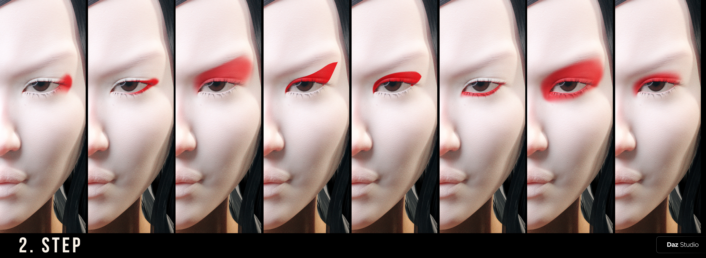 Chinese Makeup Daz 3D
