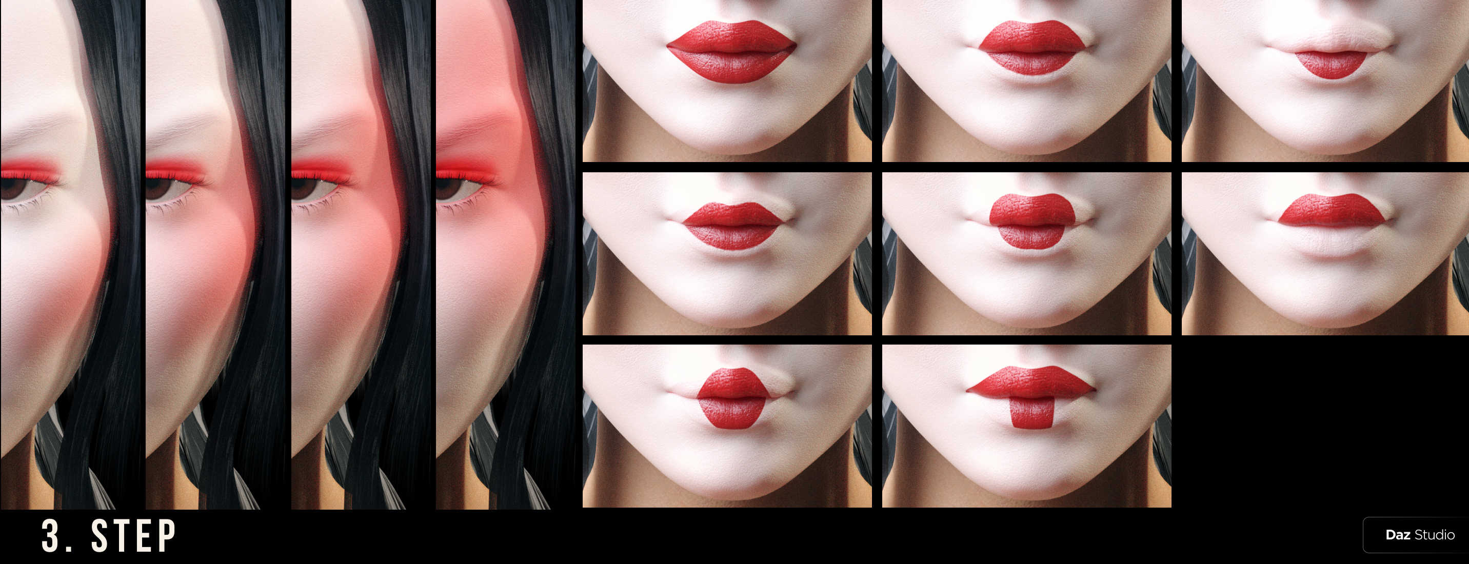 Chinese Makeup Daz 3D