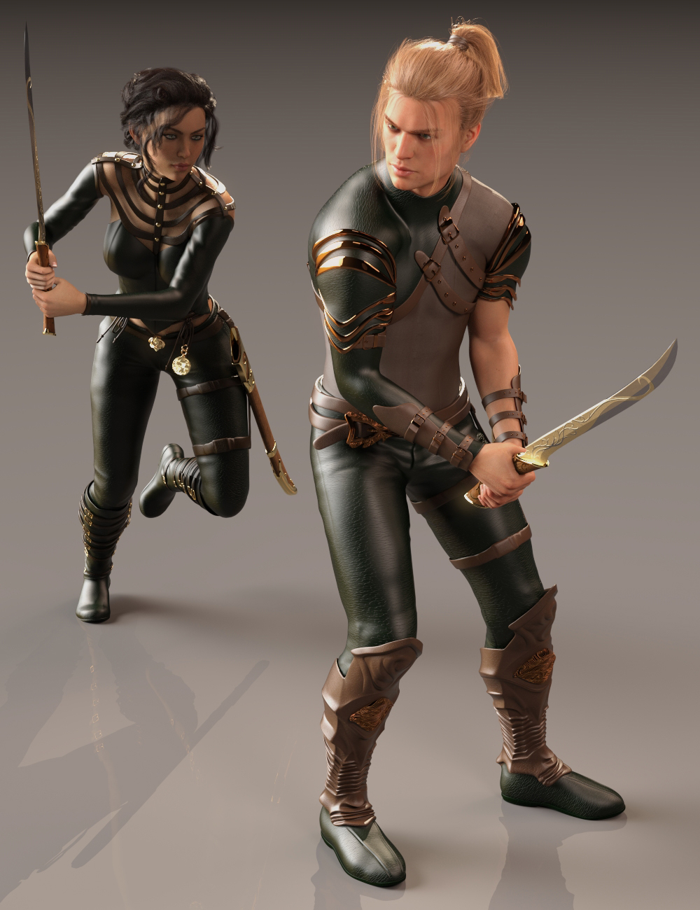 Variety Sword Pack Animations 2 for Genesis 8 by: , 3D Models by Daz 3D