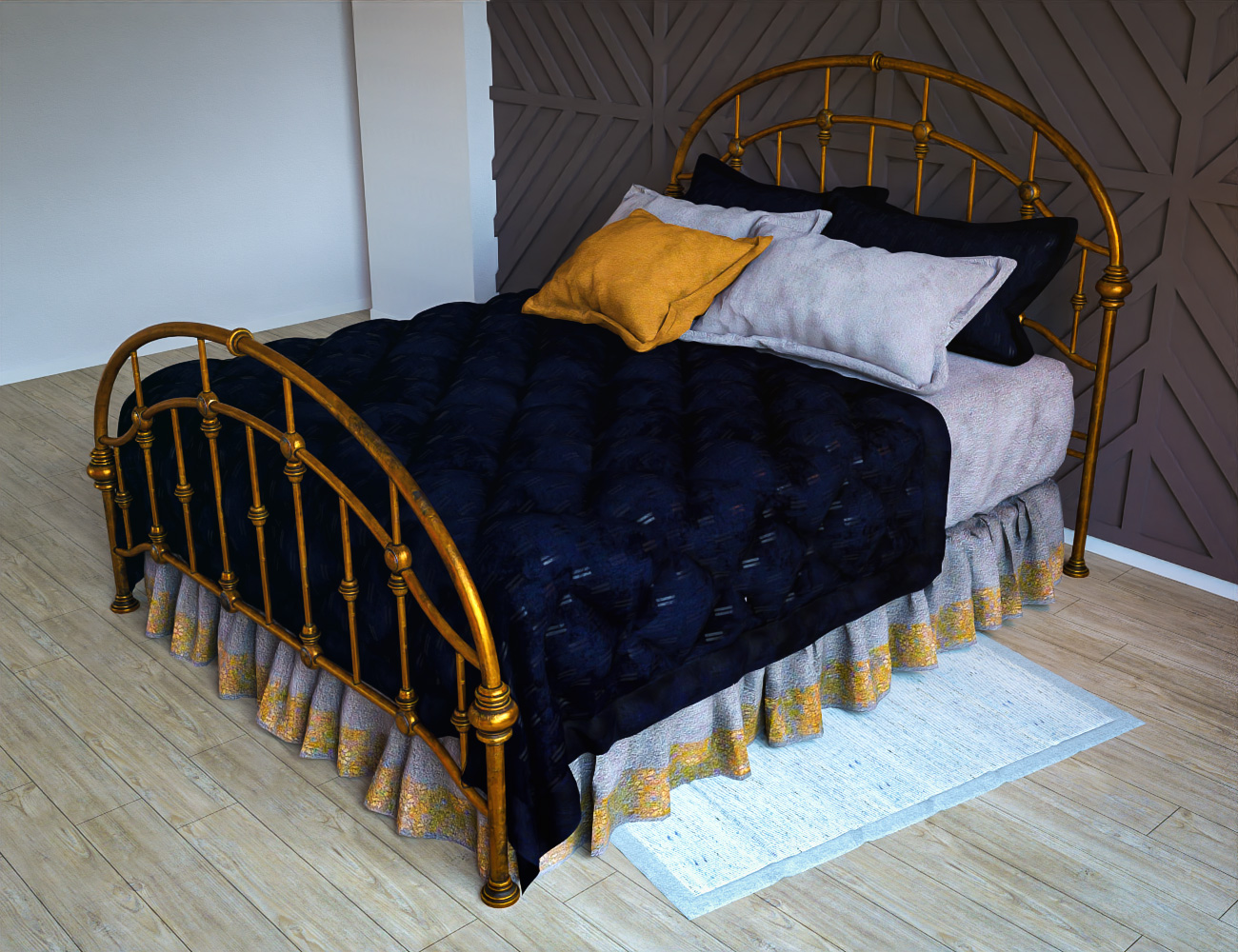 Antique Bed Textures by: Shox-Design, 3D Models by Daz 3D