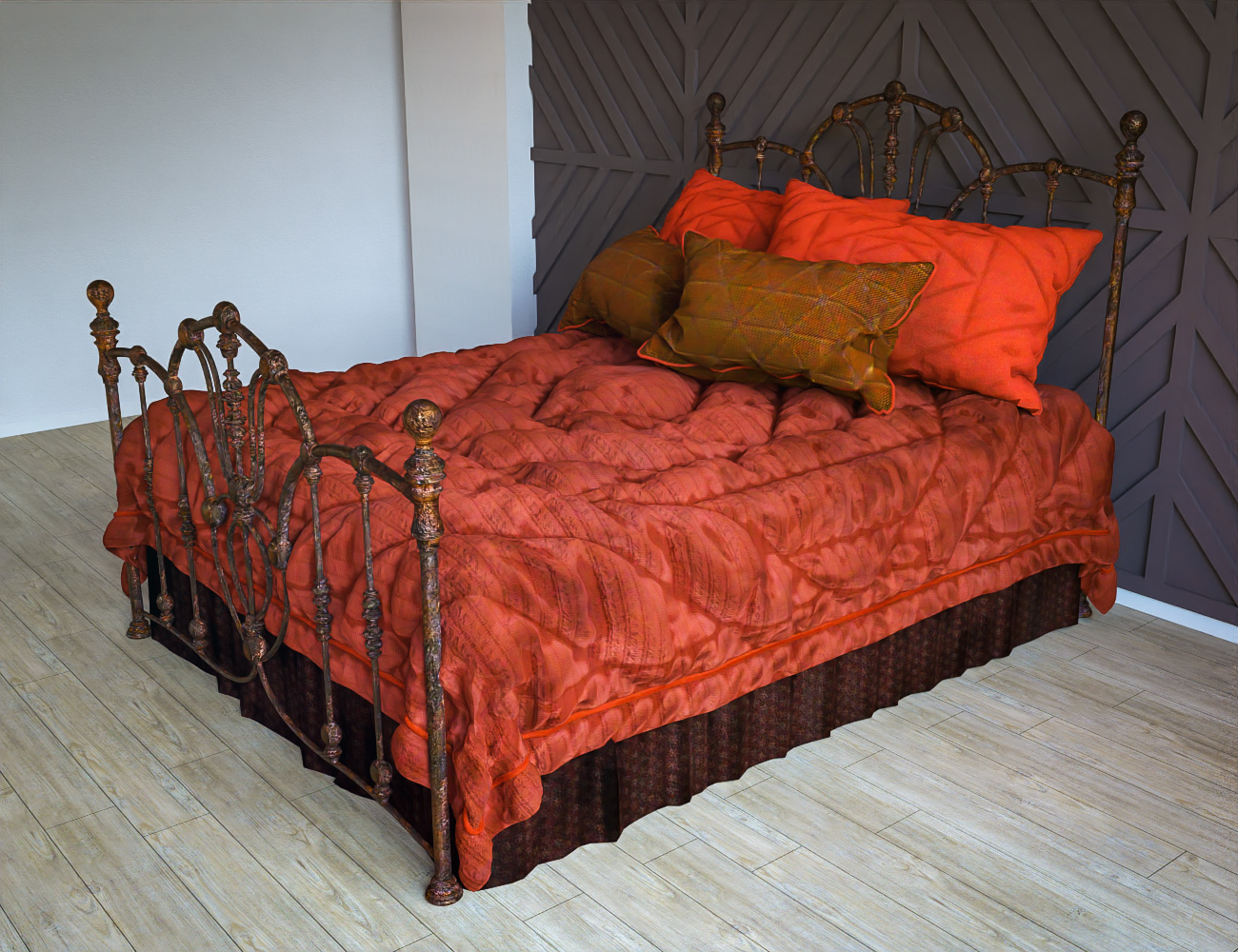 Antique Bed Textures Antique Bed Textures by: Shox-Design, 3D Models by Daz 3D