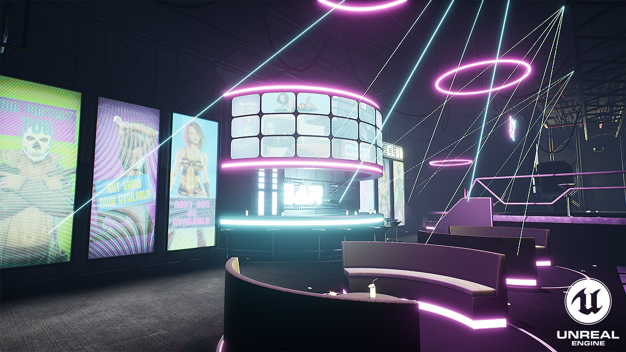 Cyberpunk Night Club Cyberpunk Night Club by: , 3D Models by Daz 3D