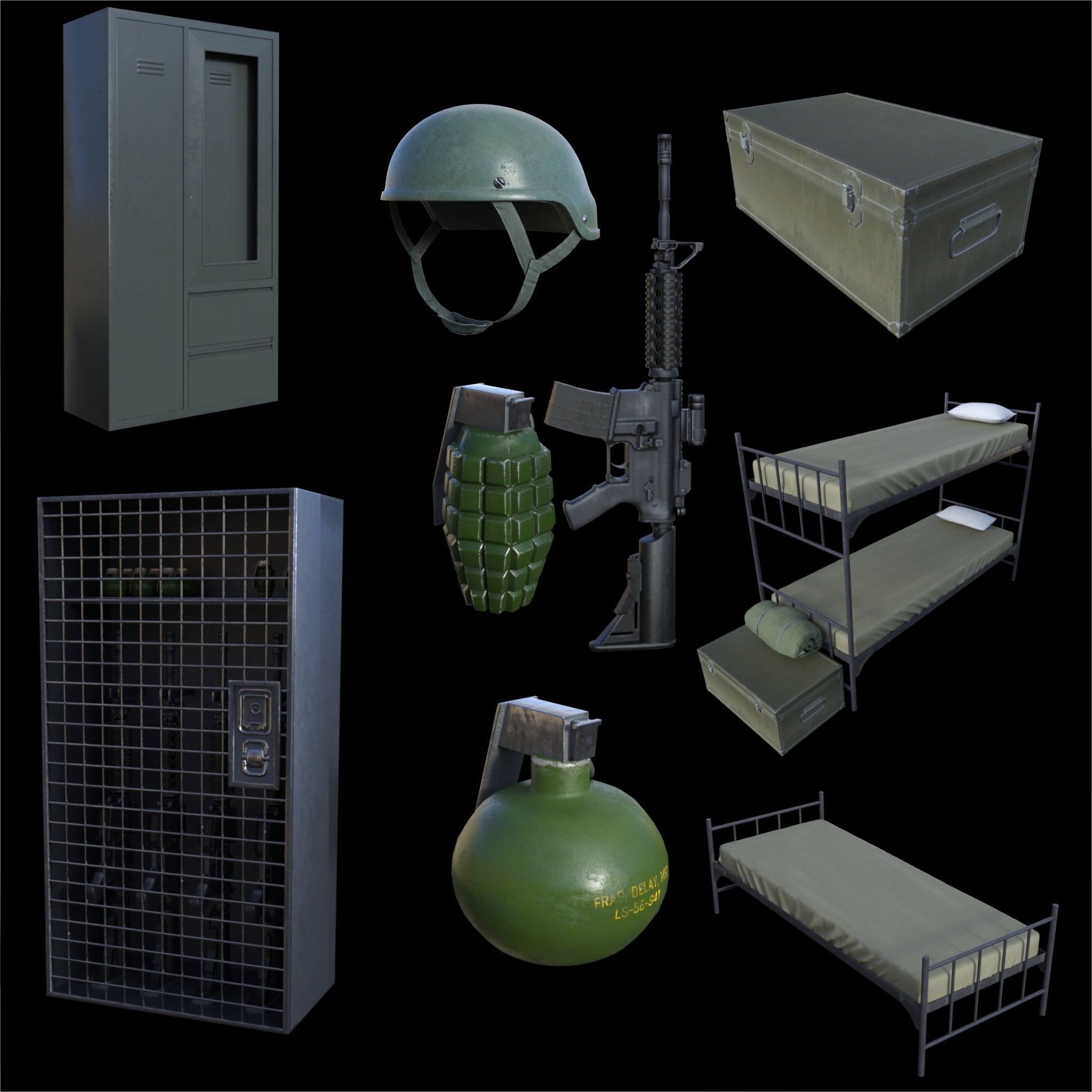 FG Military Barracks FG Military Barracks by: Fugazi1968Ironman, 3D Models by Daz 3D