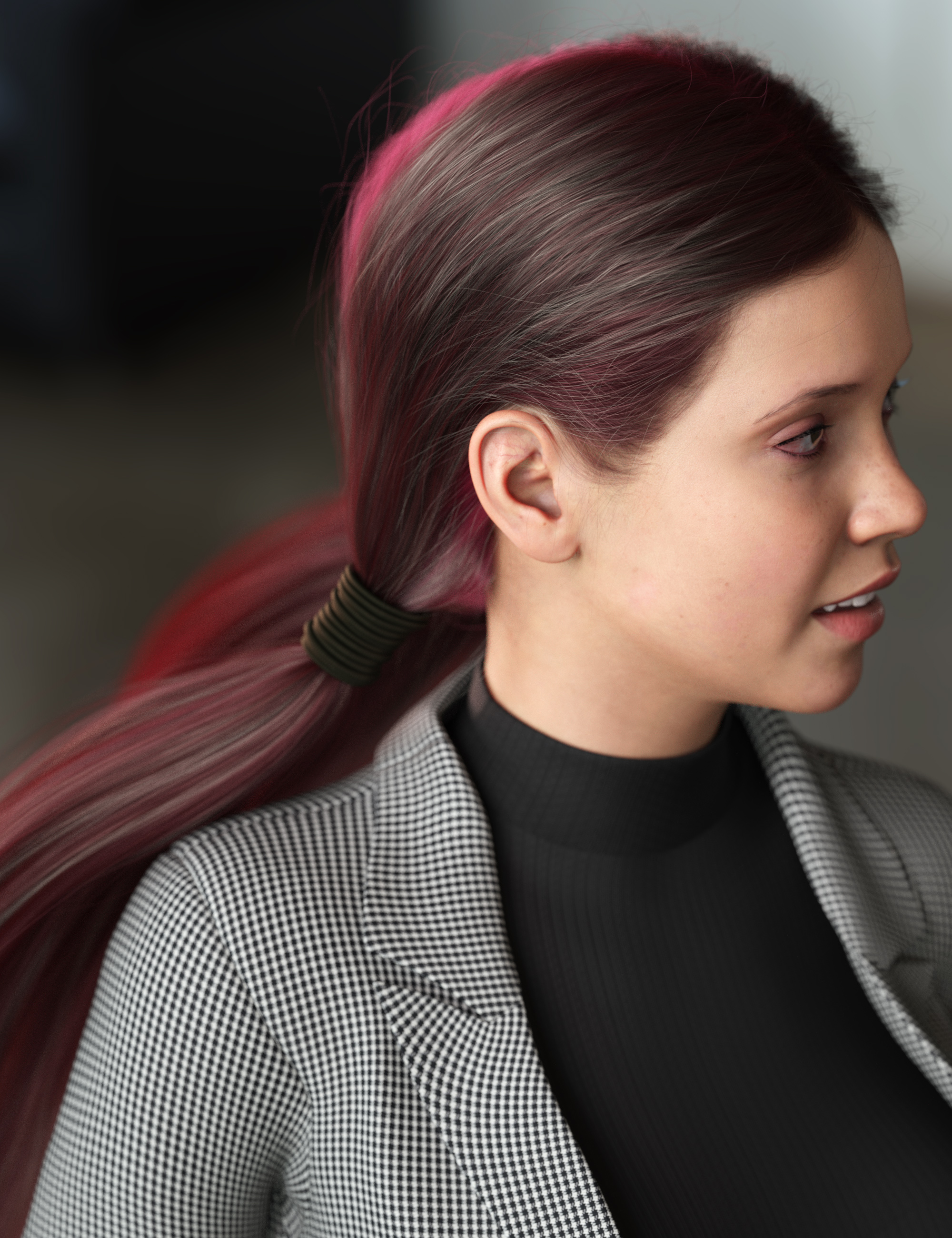 Texture Expansion for Chunky Pigtails by: , 3D Models by Daz 3D