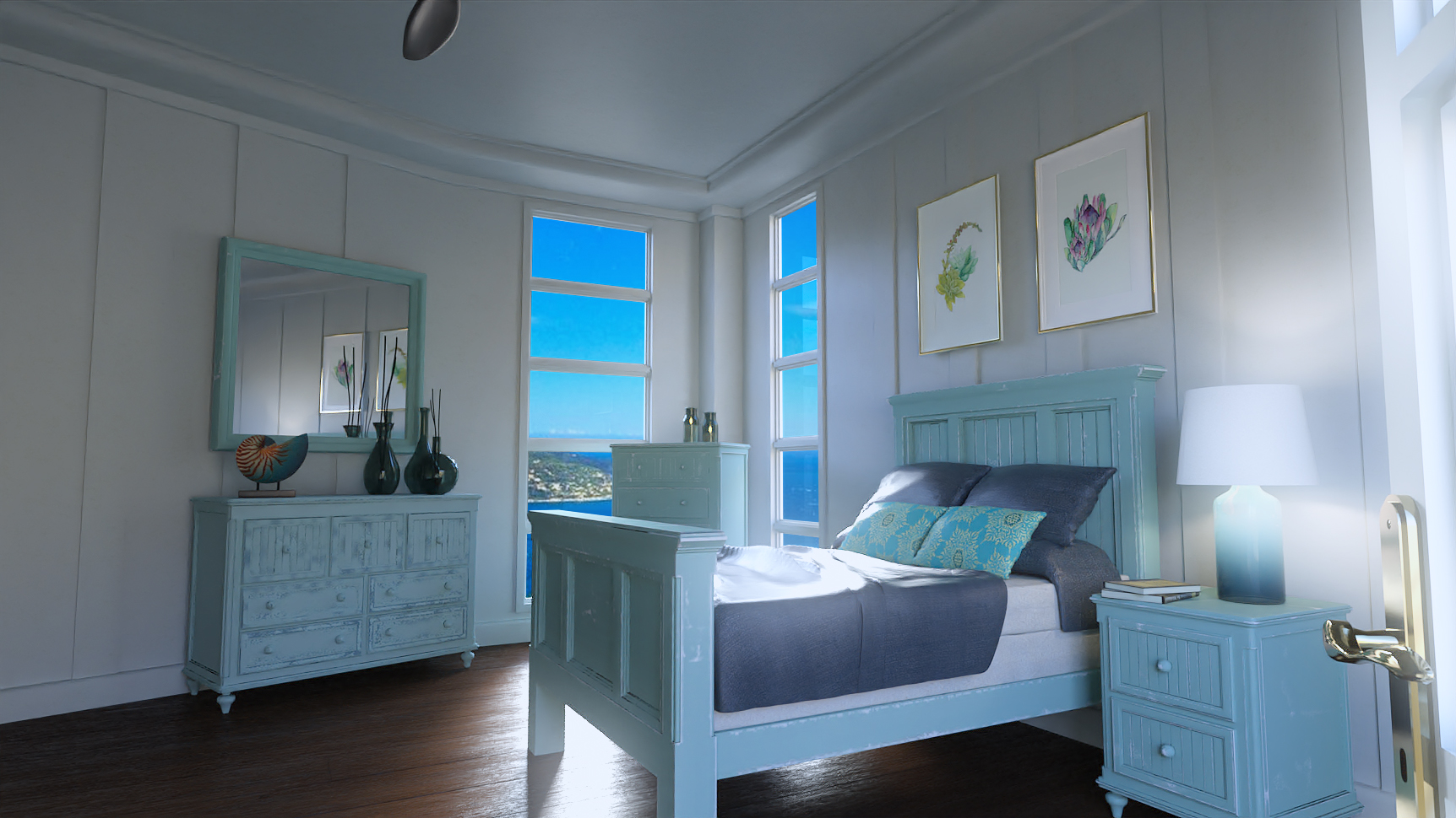 Monaco Bedroom by: , 3D Models by Daz 3D