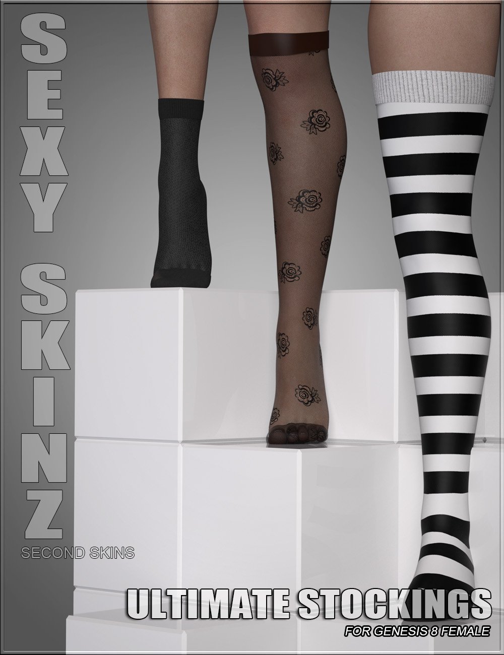 Sexy Skinz - Ultimate Stockings for Genesis 8 Female by: vyktohria, 3D Models by Daz 3D