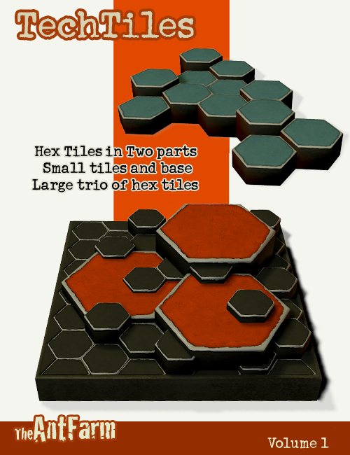 BC Tech Tiles by: The AntFarm, 3D Models by Daz 3D