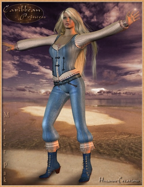 Caribbean Princess MasterPak by: Magix 101, 3D Models by Daz 3D