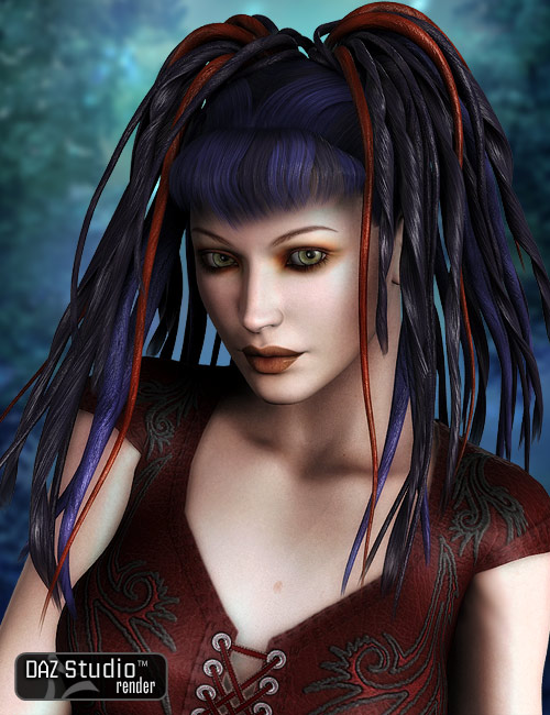 Kleo Dread Falls by: AprilYSH, 3D Models by Daz 3D