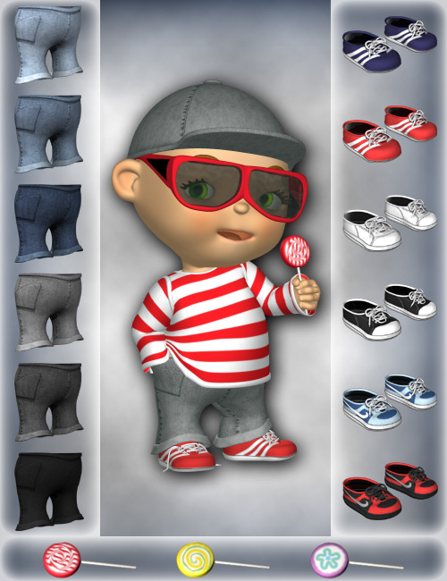 Cool Baby by: esha, 3D Models by Daz 3D