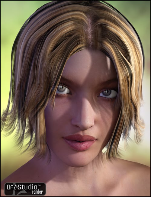 Renee Hair Renee Hair by: Barbara Brundon, 3D Models by Daz 3D