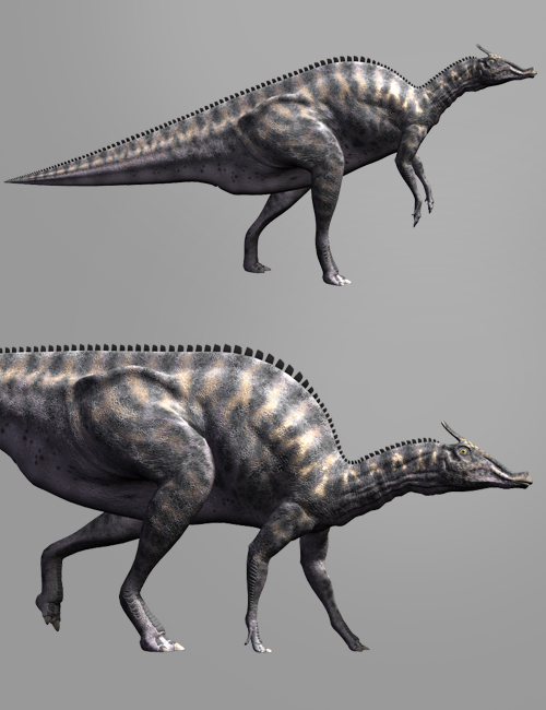 SaurolophusDR by: , 3D Models by Daz 3D