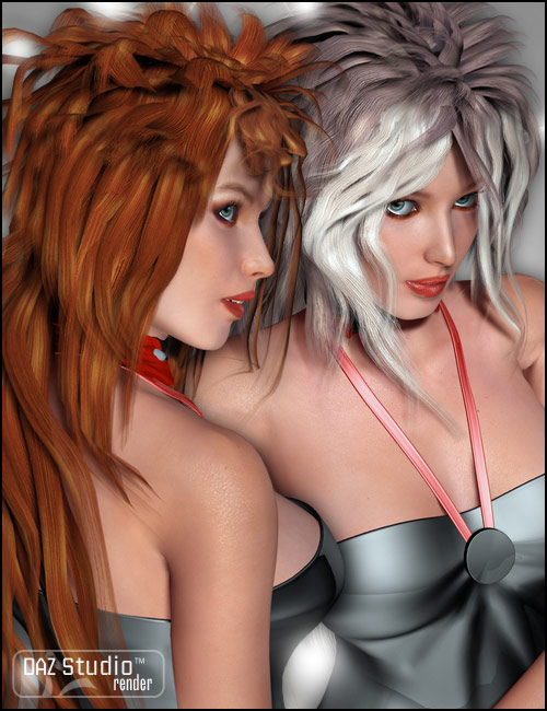 Fox Hair by: Arki, 3D Models by Daz 3D