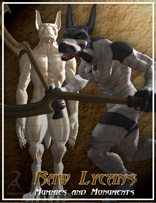 Raw Lycans Mummies and Monuments by: RawArt, 3D Models by Daz 3D