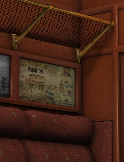 The Compartment by: Ness Period Reproductions, 3D Models by Daz 3D